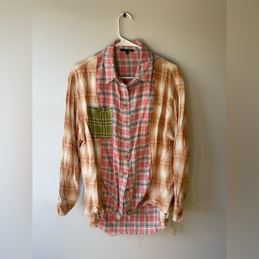 Paper Moon Patchwork Flannel Size Medium